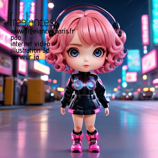 Pao mise en page internet vidéo illustration 3d serveur IA générative AI freelance paris studio de création magazines QTQ7UBS0